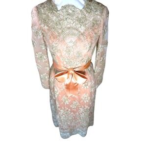 RARE Vintage Designer Couture COQUETTE Dress 4 Ferdinando Sarmi VALENTINE DRESS